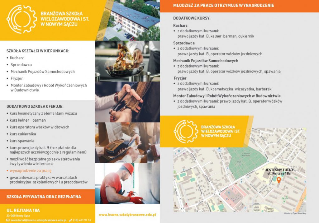 Branzowa Szkola Wielozawodowa I St N.sacz 1 1